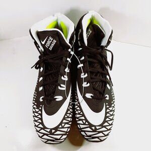 NIKE FORCE SAVAGE 880144-012-SZ 16 US FOOTBALL CLEATS - NEW W/DEFECTS-OPN BX-